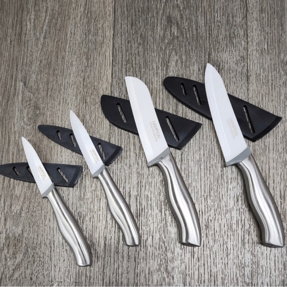 $30 - Hampton Forge Tomodacho Collection 4 piece Ceramic Blades - Picture 5 of 6